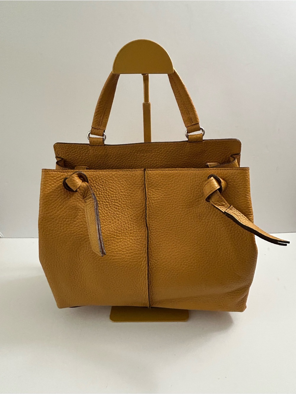 PRÜNE - Pebbled Leather satchel/shoulder/crossbody Bag - Women